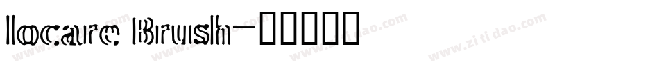 locare Brush字体转换